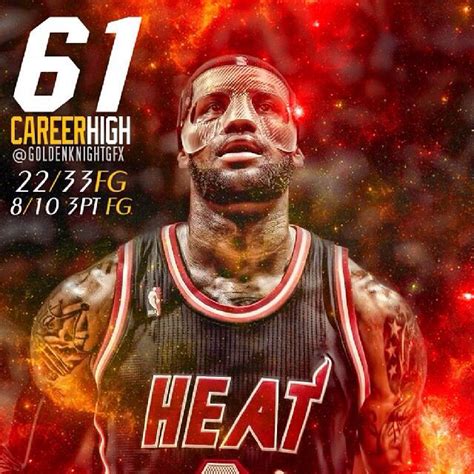 Lebron James goes for 61 | Lebron james, Lebron, Nba