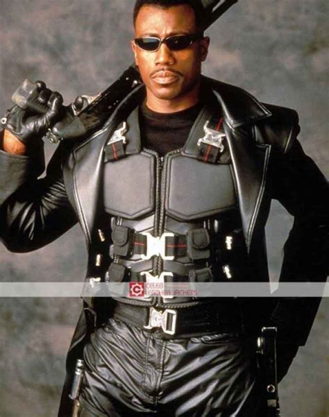 Buy Blade Leather Trench Coat | Wesley Snipes Costume