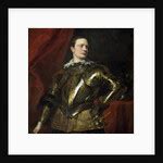 Portrait of a condottiere with golden armor posters & prints by Corbis