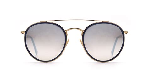 Ray-Ban Round Double Bridge Gold RB3647N 001/9U 51-22 | Visiofactory