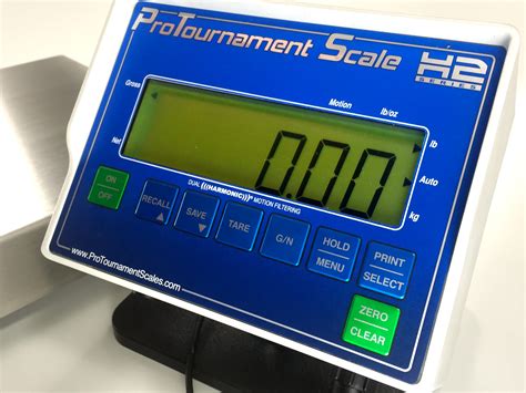 H2 Tournament Fishing Weigh-in Scale for bass walleye crappie and redfish