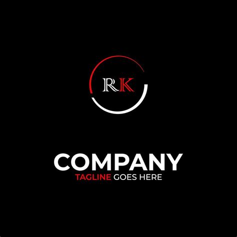 RK creative modern letters logo design template 31710846 Vector Art at ...