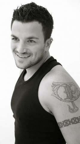 tattooed celebrity: Peter Andre Tattoos