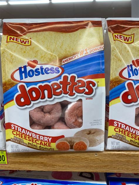 Hostess donettes strawberry cheesecake mini donuts in 2021 | Mini donuts, Fun snacks, Mini ...