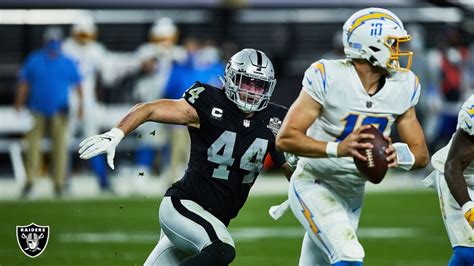 Position Battle: Previewing the Raiders linebackers for 2021 in photos