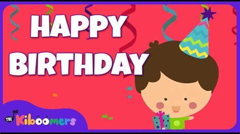 Happy Birthday Song | Happy Birthday To You Song for Kids | The Kiboomers - YouTube