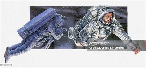 Illustration Of Apollo 11 And Astronauts 1969 High-Res Vector Graphic ...