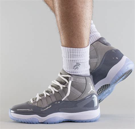 Cool Grey 11s On Feet