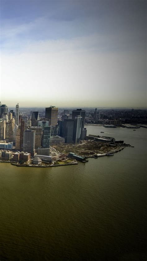 New York aerial view iPhone Wallpapers Free Download