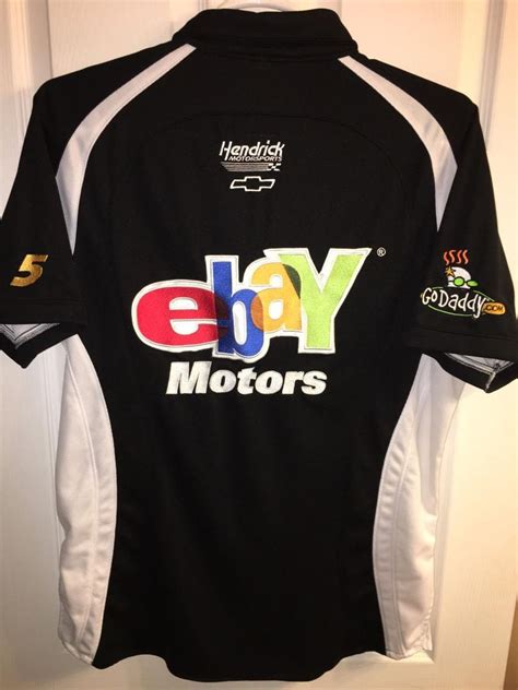 Nascar Pit Crew Shirt MARK MARTIN Hendrick Motorsports Ebay MOTORS SEWN LOGOS | #1854208693