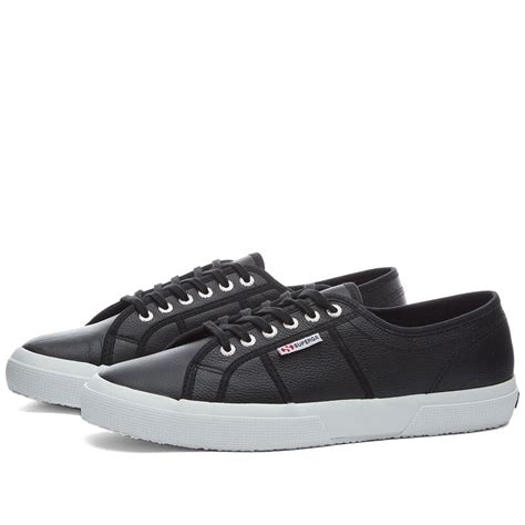 Superga Men's 2750 EFGLU Sneakers in Black/White Superga