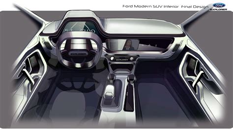 Ford Modern SUV Interior Design :: Behance