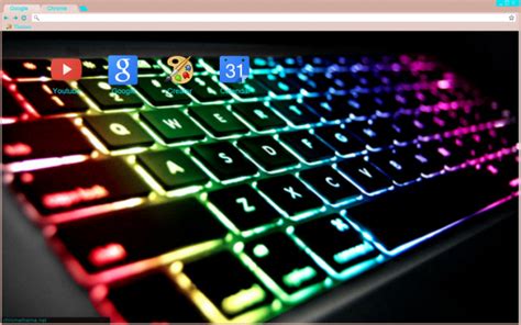 Cool Keyboard | Made by: Codezai Chrome Theme - ThemeBeta