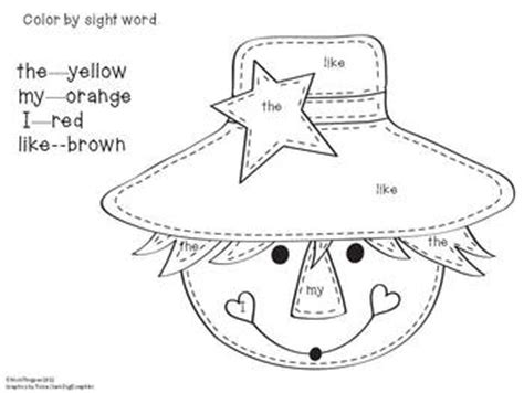 Scarecrow Hat Coloring Page