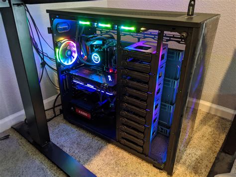 AMD Ryzen 9 3950x in this absolute unit Thermaltake View 91 RGB : r ...