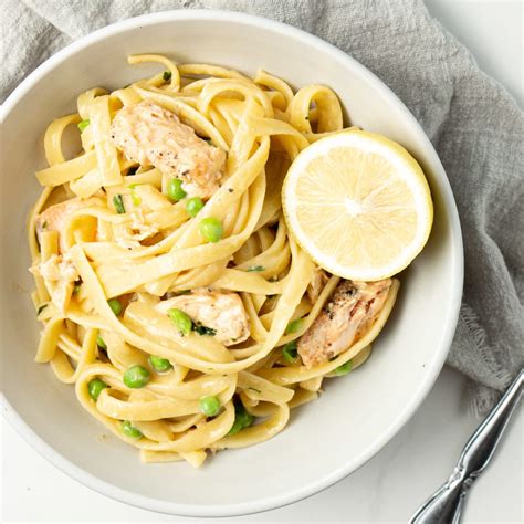 Creamy Salmon Tagliatelle (Dairy-Free) - Eight Forest Lane