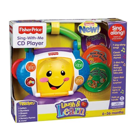 Fisher Price Laugh and N Learn Musical Learning Sing With Me CD Player ...