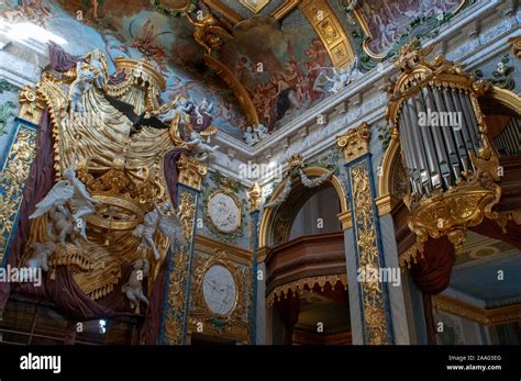 Interior schloss charlottenburg palace berlin hi-res stock photography ...