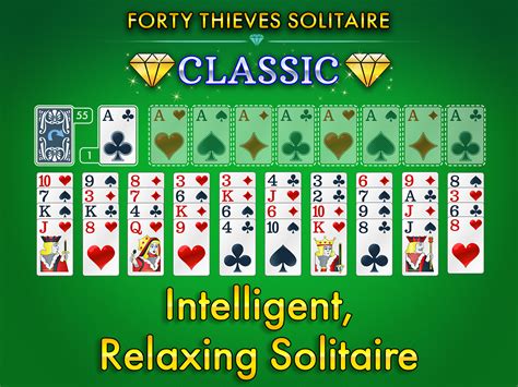 Forty Thieves Solitaire Classic – Glowing Eye Games