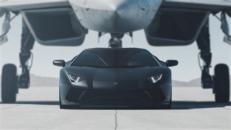 Black Lamborghini Aventador Takeoff Wallpaper,HD Cars Wallpapers,4k Wallpapers,Images ...