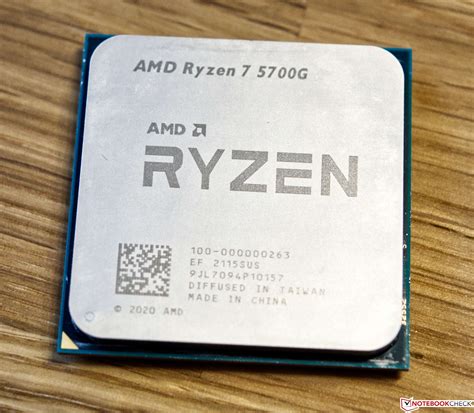 AMD Ryzen 7 5700G Processor - Benchmarks and Specs - NotebookCheck.net Tech