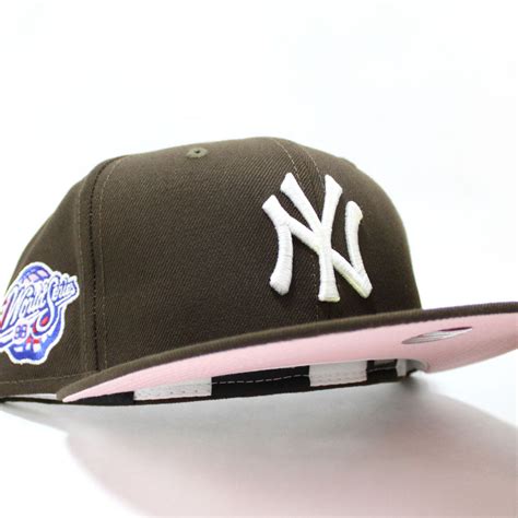 New York Yankees 1998 World Series 59Fifty New Era Fitted Hat (Brown P – ECAPCITY