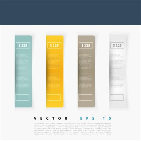 Vector set of blank rectangle labels | Free Vector