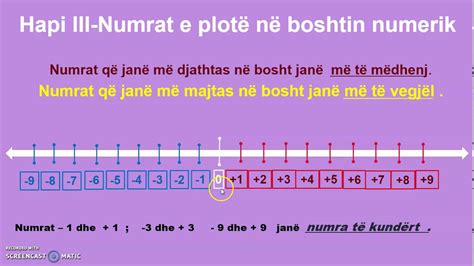 Numrat pozitive dhe negative. Klasa V - YouTube