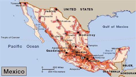 Mexico Map Population