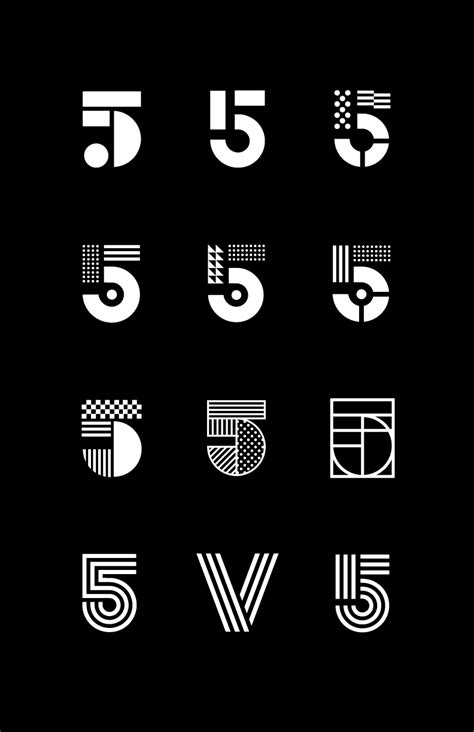 Numbers typography, Typography design, Word design