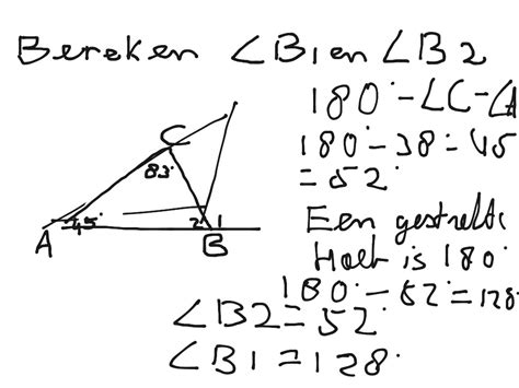 Hoek berekenen | Math, geometry, angles | ShowMe