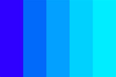 Just blue Color Palette | Blue colour palette, Blue color schemes, Neon colour palette