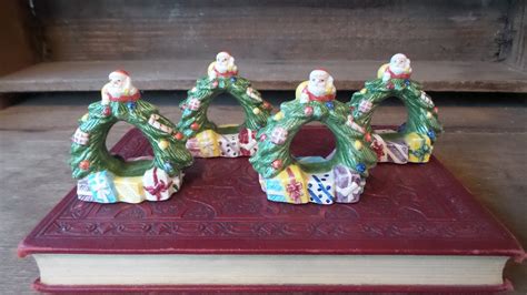 Vintage SPODE CHRISTMAS Napkin RING Set Set of Four Spode | Etsy | Spode christmas, Christmas ...