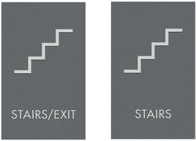 Emergency Exit Stairwell Signage Requirements | EvacuationPlans.com