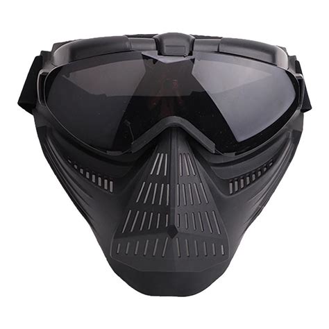 Tactical Airsoft Full Face Mask Paintball Shooting - Dimmed | Shop Today. Get it Tomorrow ...