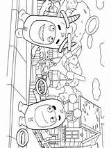 Oddbods coloring Pages sketch template