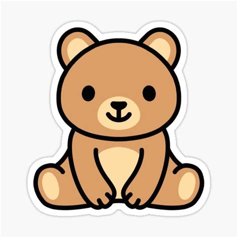 Tienda de littlemandyart | Redbubble | Cute bear drawings, Cute doodles ...