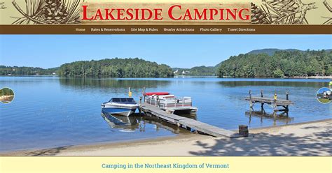 Lakeside Camping :: Camping in Vermont’s Northeast Kingdom