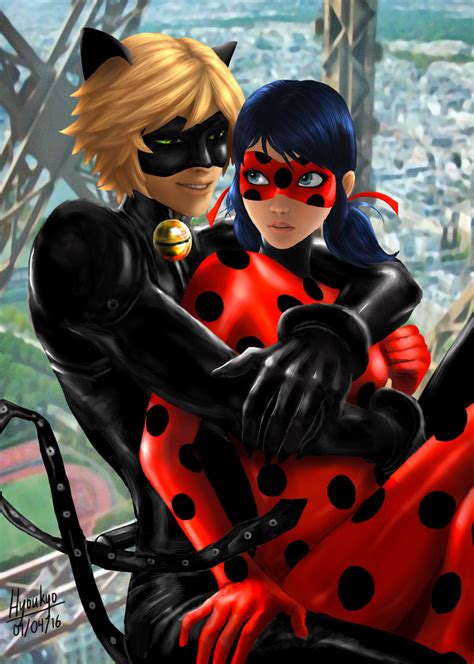 Ladybug and Chat Noir - Miraculous Ladybug Fan Art (39670666) - Fanpop