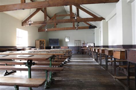 Victorian School Classroom Stock Photo - Download Image Now - Classroom, Education, School ...