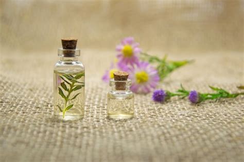 Free Images : spa, aromatherapy, essential oil, cosmetic oil, glass bottle, sea salt, plant ...