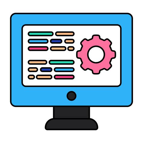 An icon design of system setting 13033900 Vector Art at Vecteezy