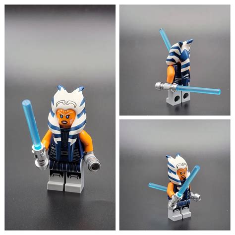 LEGO® Ahsoka Tano Star Wars Minifigure w/ Dual Lightsabers 75283 75310 | eBay