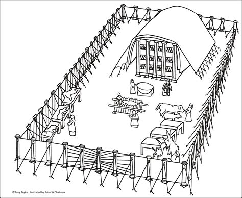 Tabernacle Lesson For Kids Sunday School - Free Printable Pictures Of The Tabernacle - Free ...