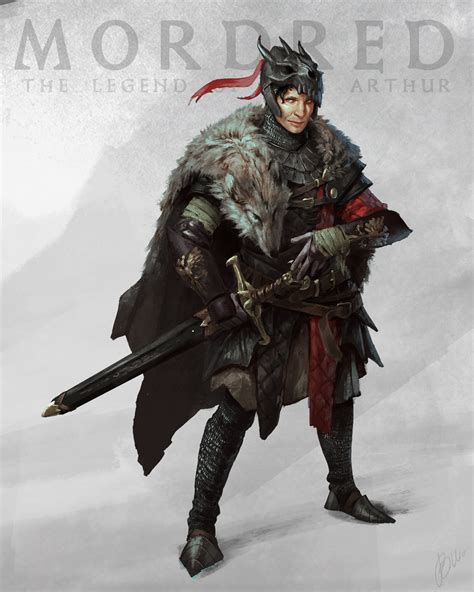 Brenda van Vugt art - The Legend of King Arthur - character designs