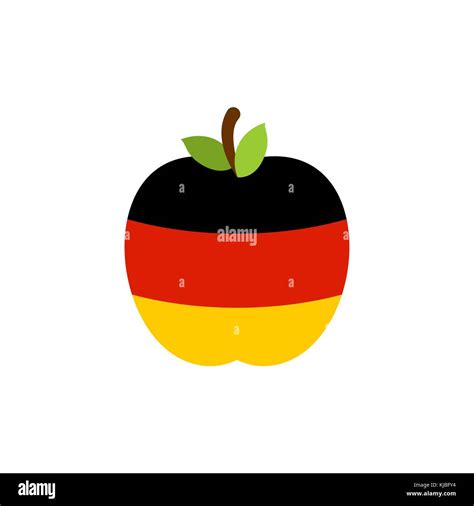 Apple Germany flag. German National Fruit. Vector illustration Stock Vector Image & Art - Alamy