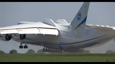 Antonov AN-225 Mriya, the world’s largest airplane, takeoff - Canvids
