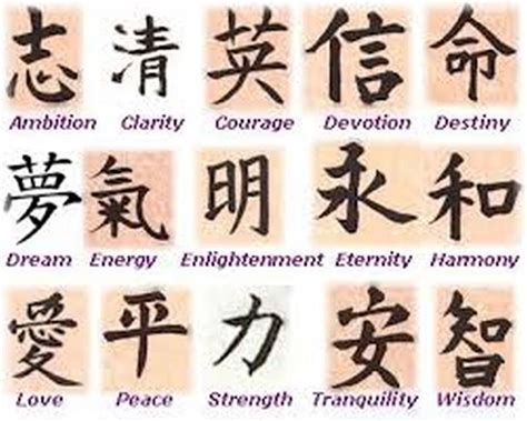 Más palabras en chino diseños de tatuajes 3 | Chinese letter tattoos, Chinese words, Chinese tattoo