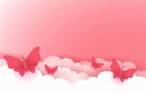 Pink Butterfly Background Vector Art, Icons, and Graphics for Free Download