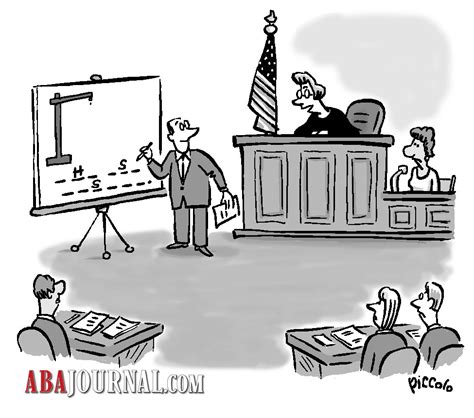 Cartoon Caption: What's your sentence for this courtroom game of hangman?